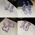 Purple Series Luxury Earrings