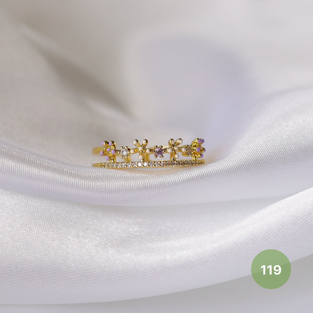 Dainty Rings - golden and silver