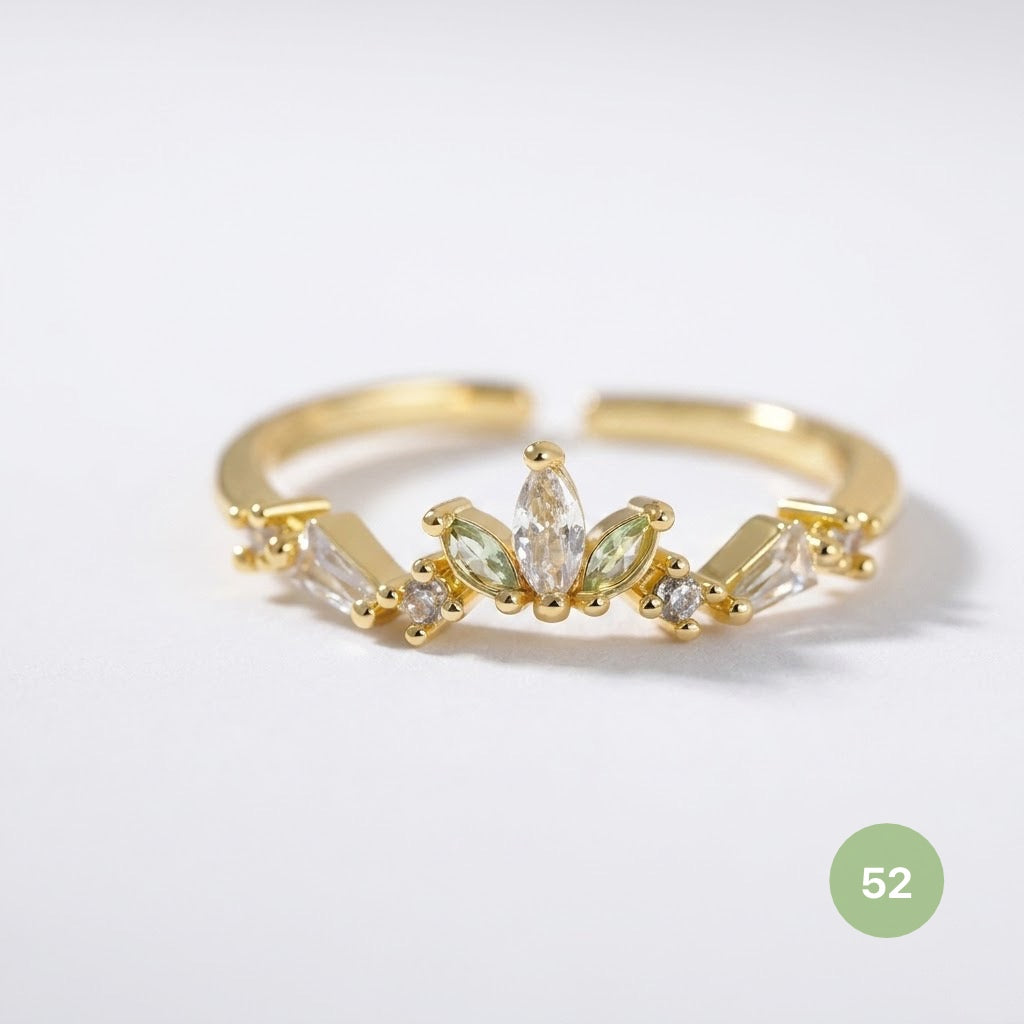 Dainty Rings - golden and silver