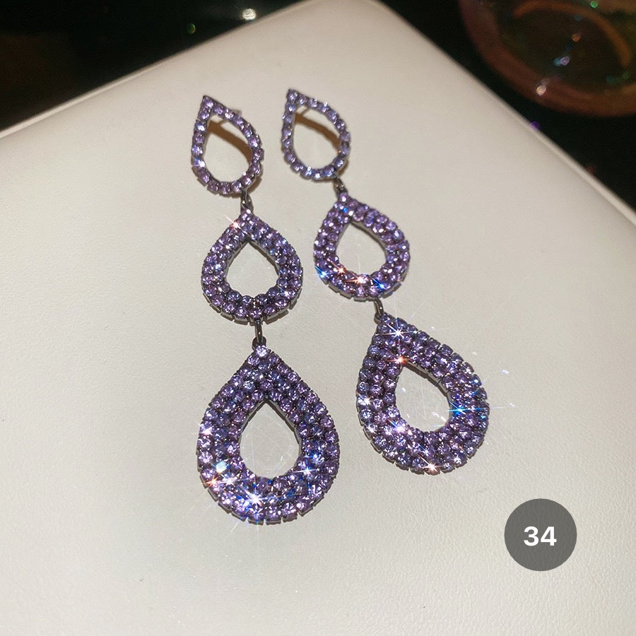 Purple Series Luxury Earrings