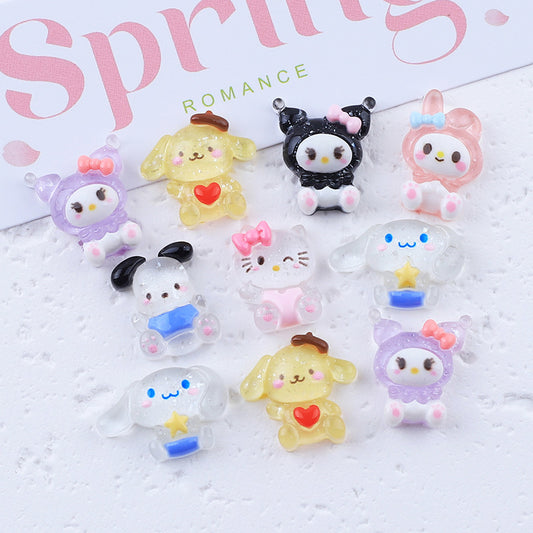 Sanrrio Full Body Resin Charms 10 pcs