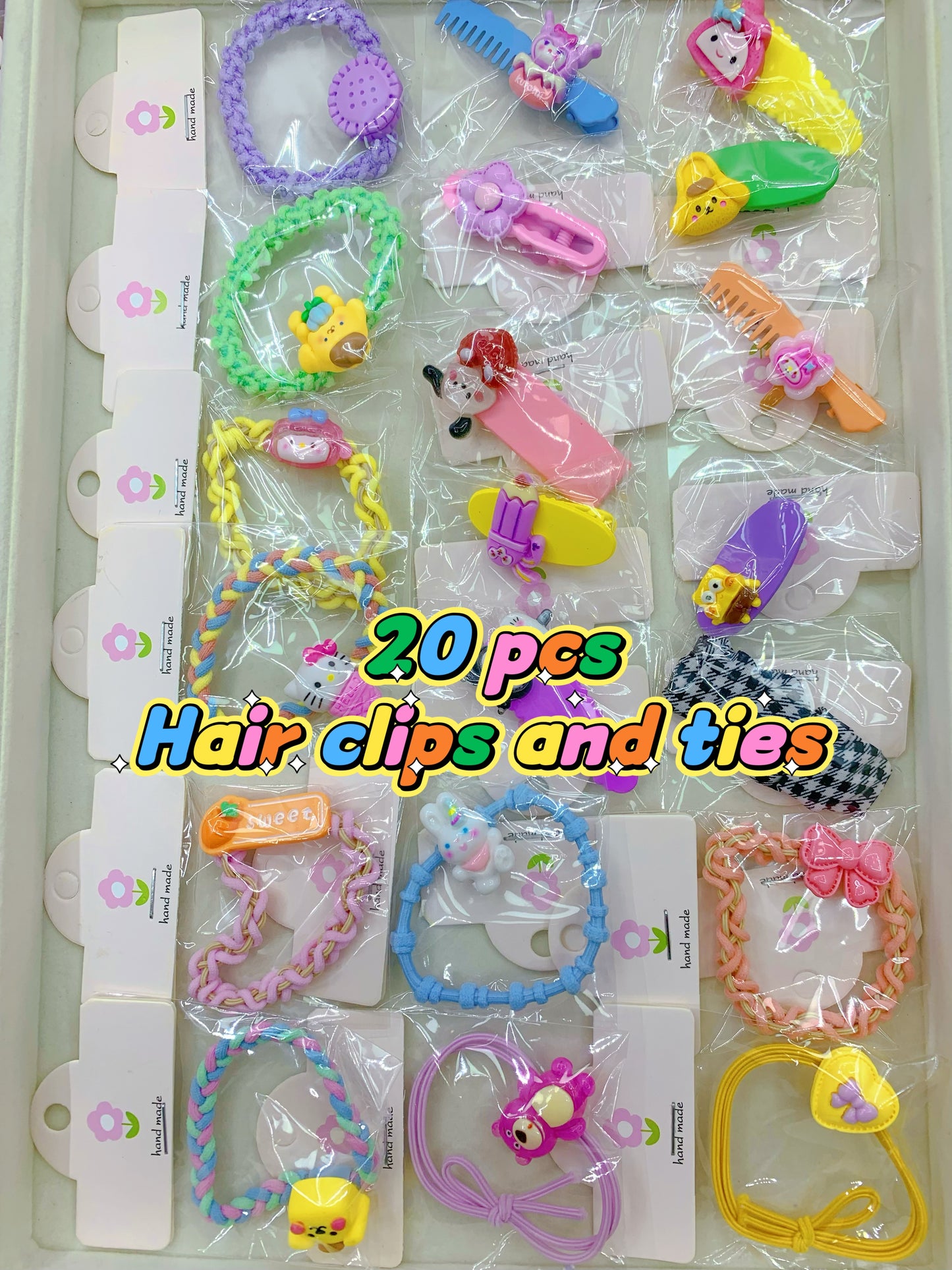 [Clearance] Cute Handmade Hair Clips Ties