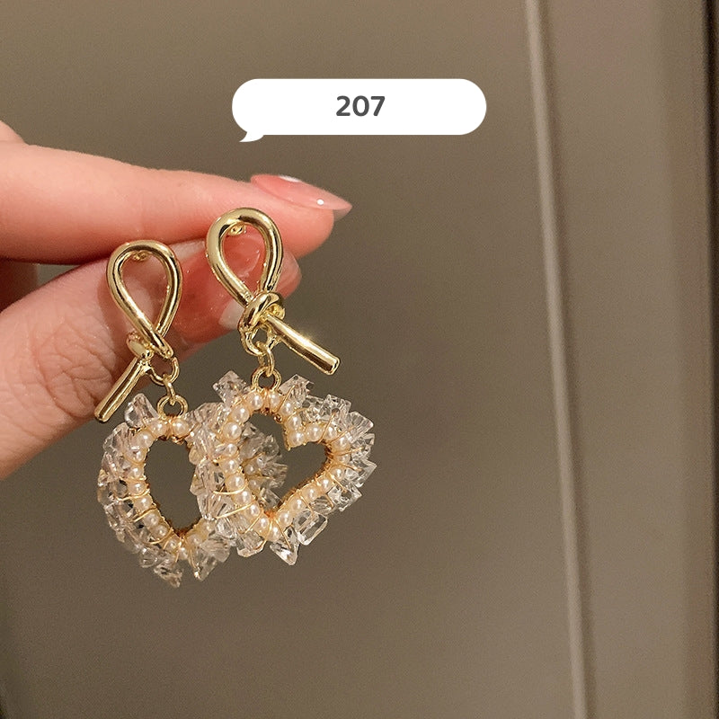 Fancy Flower Dangle Earrings