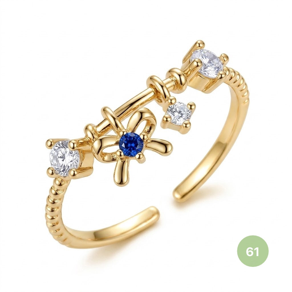 Dainty Rings - golden and silver