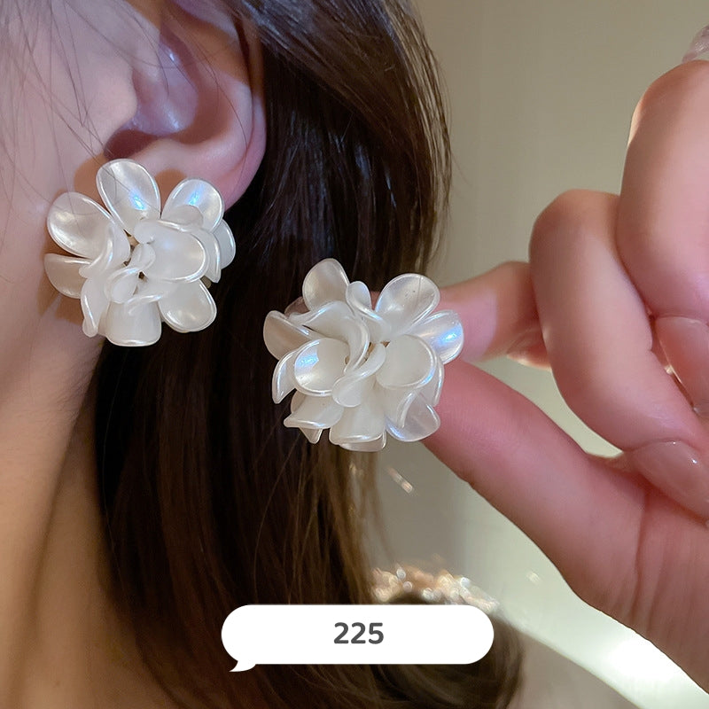 Fancy Flower Dangle Earrings