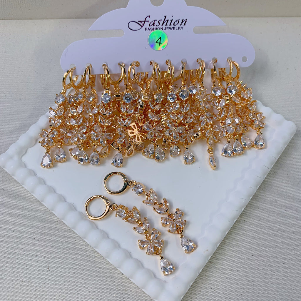 Fancy Dangle Hoop Earring