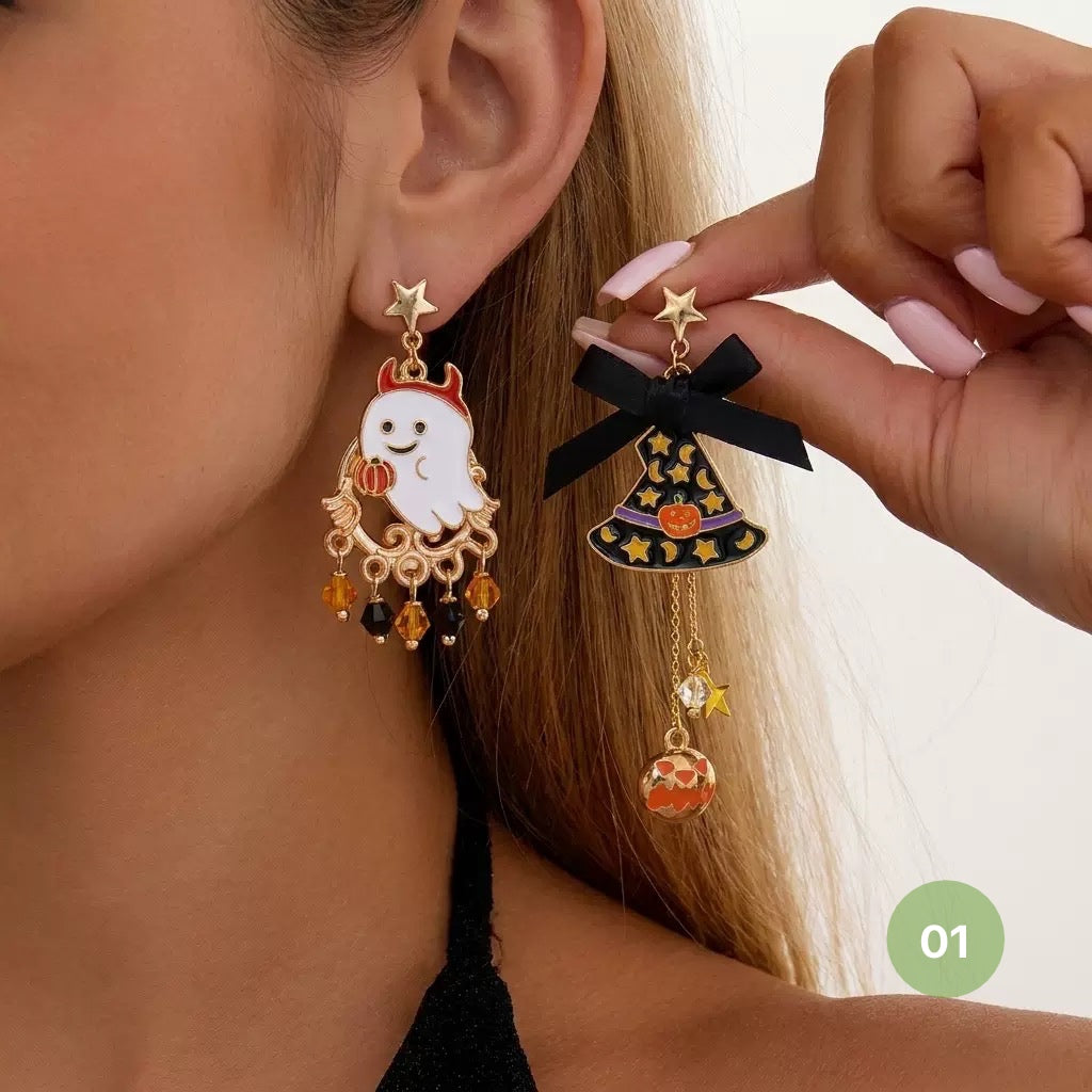 Fancy Halloween Dangle Earrings
