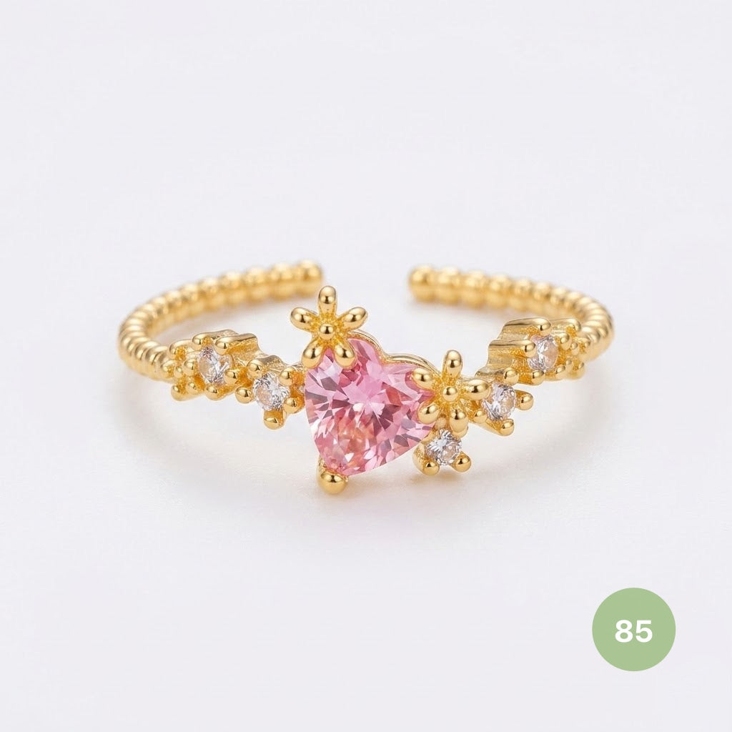 Dainty Rings - golden and silver