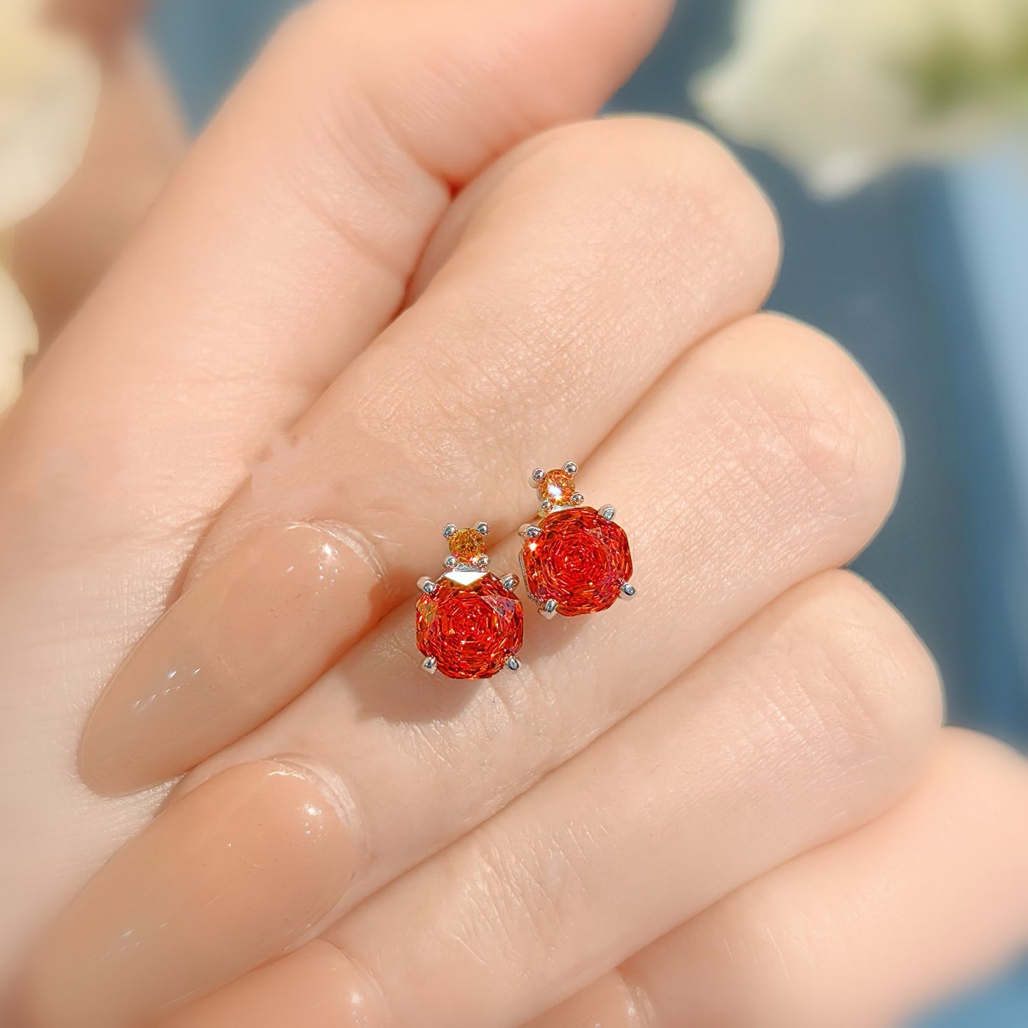 Rose Cut Luxury Jewelry Set
