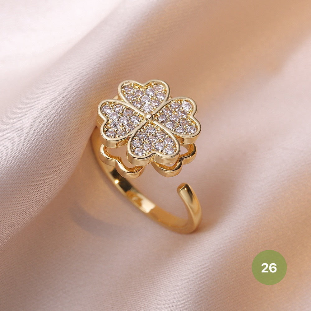 Golden Spinner Ring