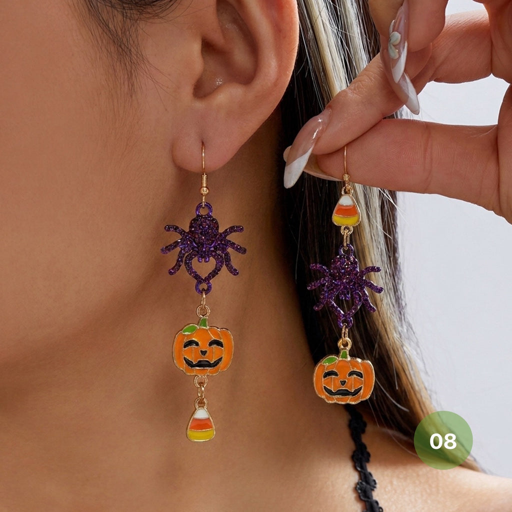 Fancy Halloween Dangle Earrings