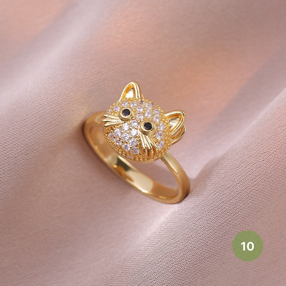 Golden Spinner Ring