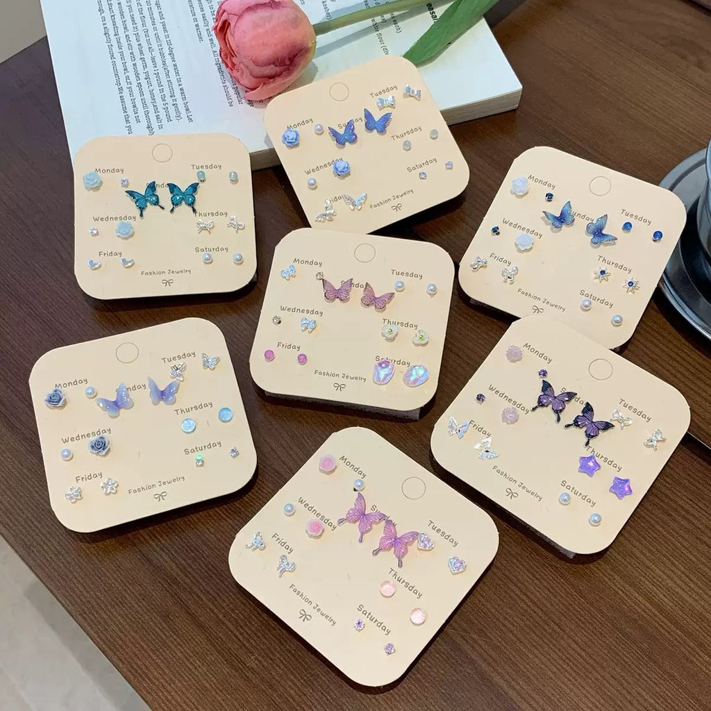 New Butterfly Earring Set