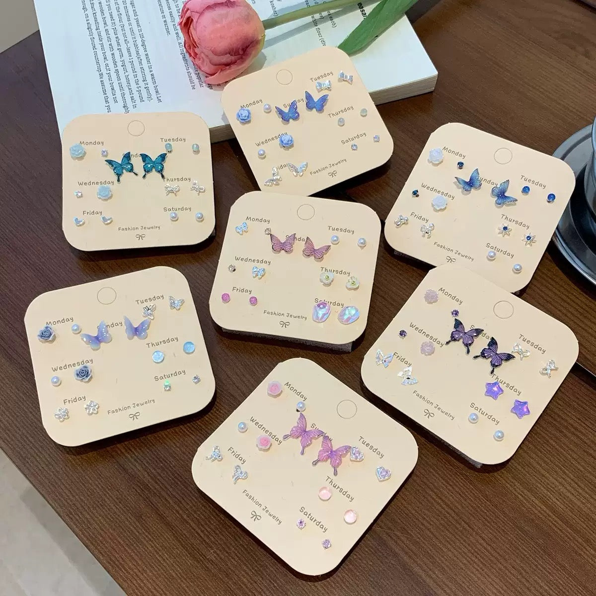 New Butterfly Earring Set