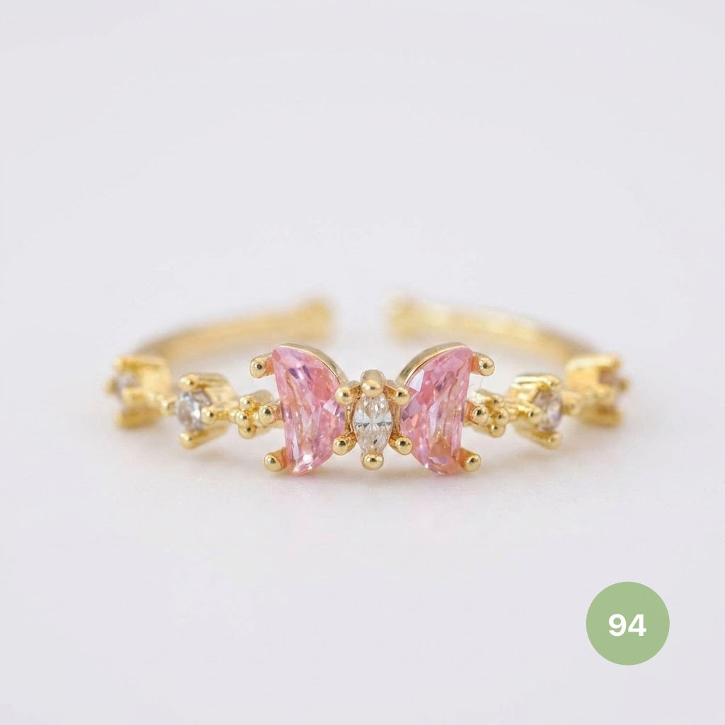 Dainty Rings - golden and silver