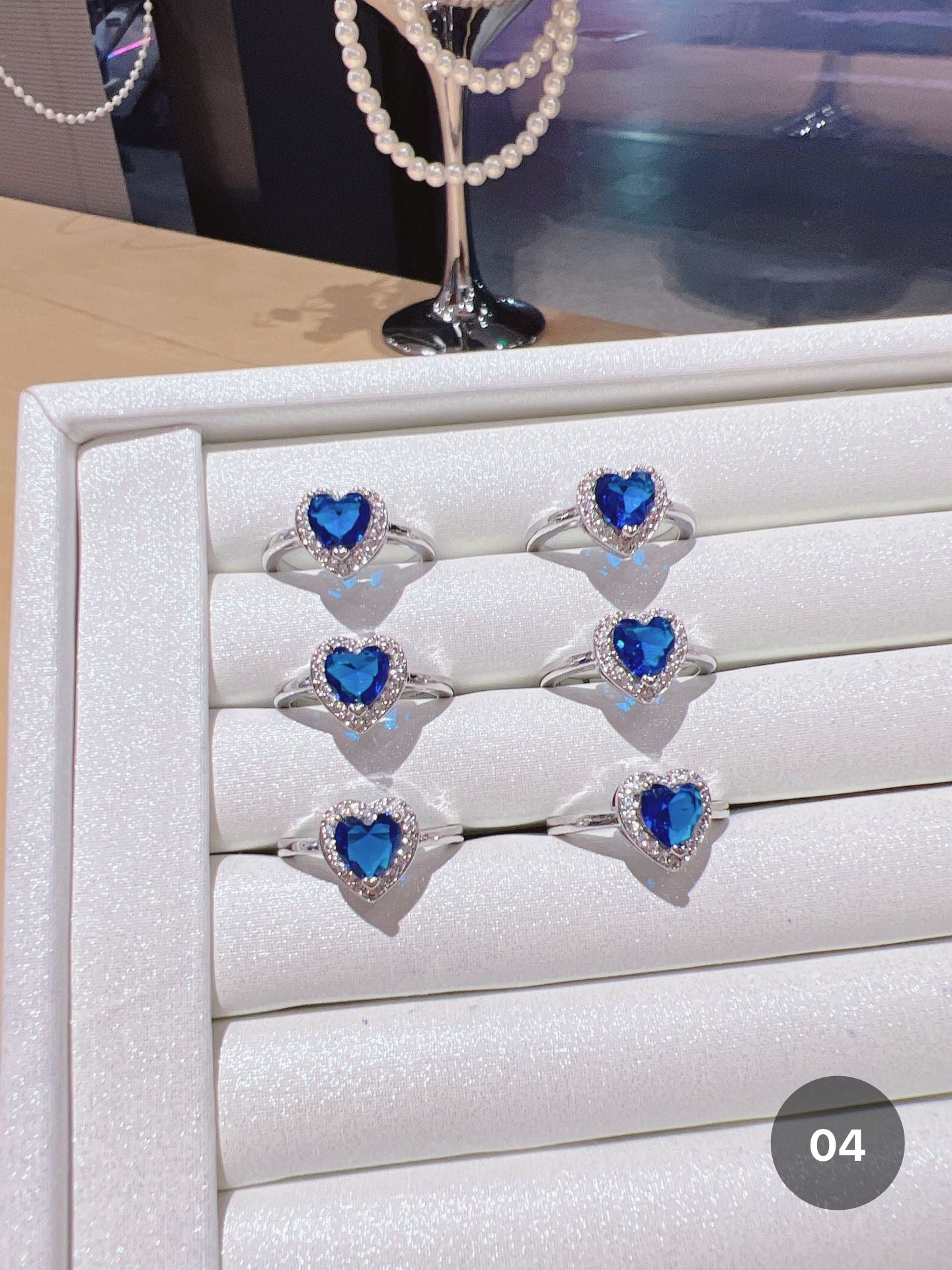 Blue Series Rings
