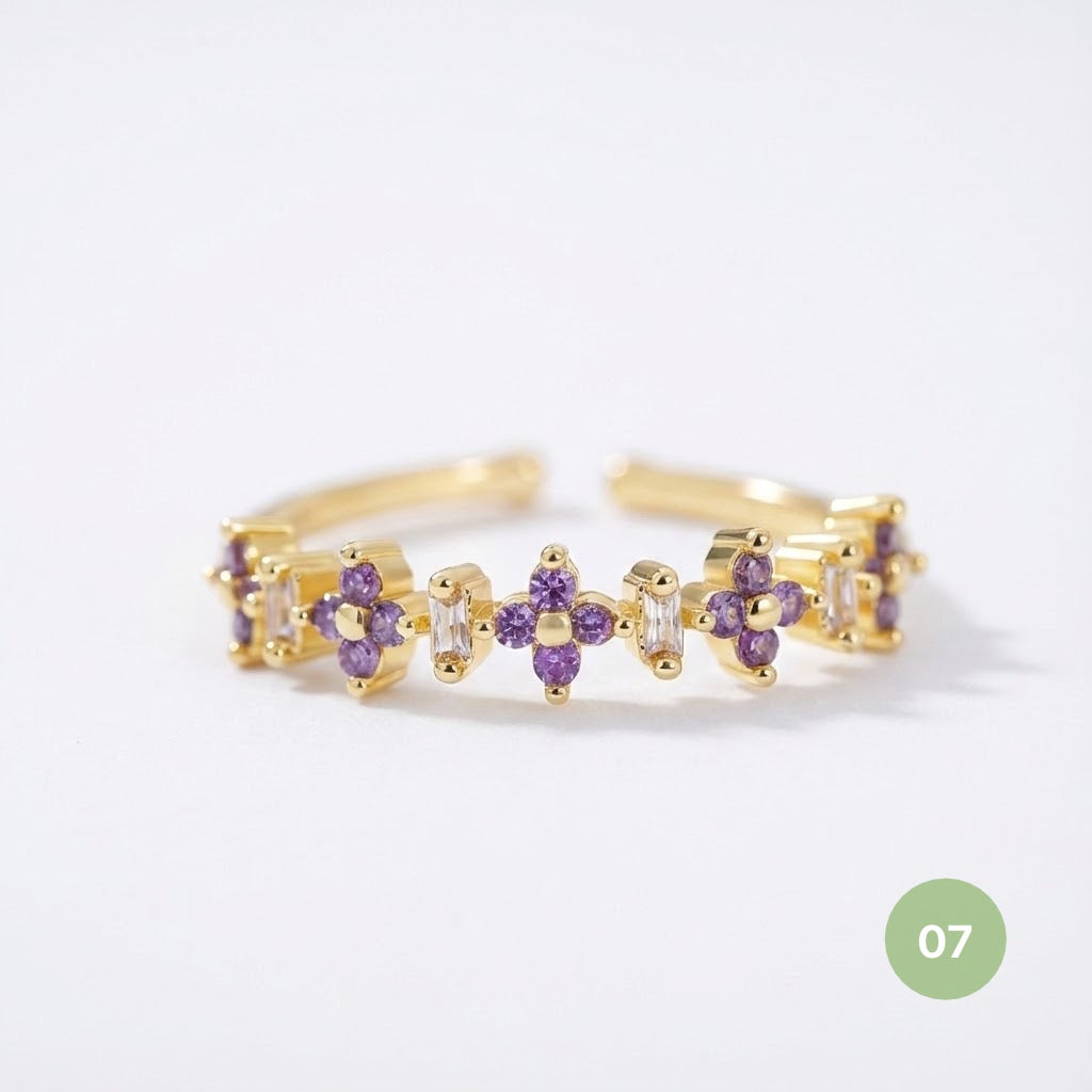 Dainty Rings - golden and silver