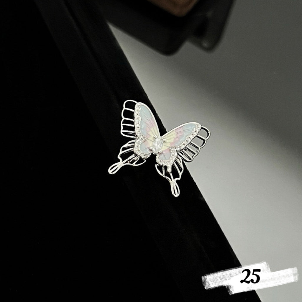 Dainty Butterfly Rings