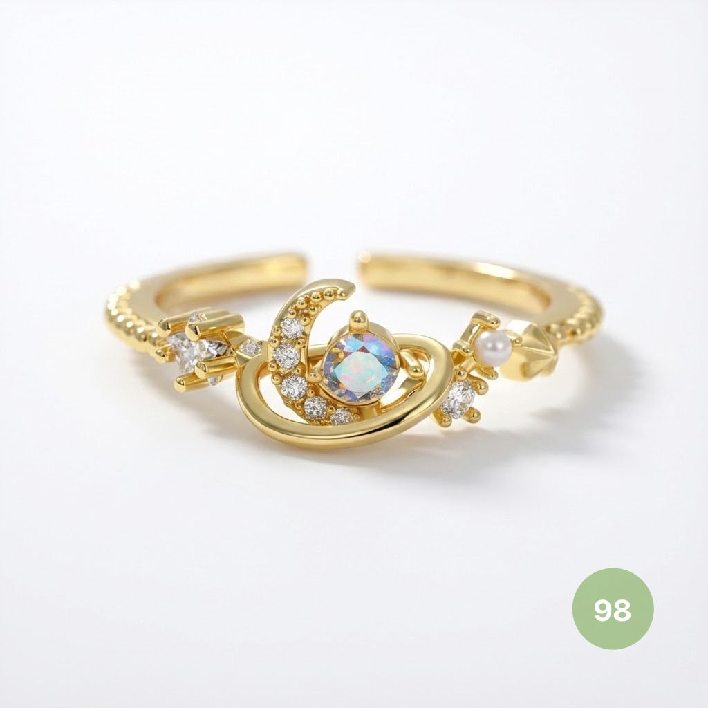 Dainty Rings - golden and silver