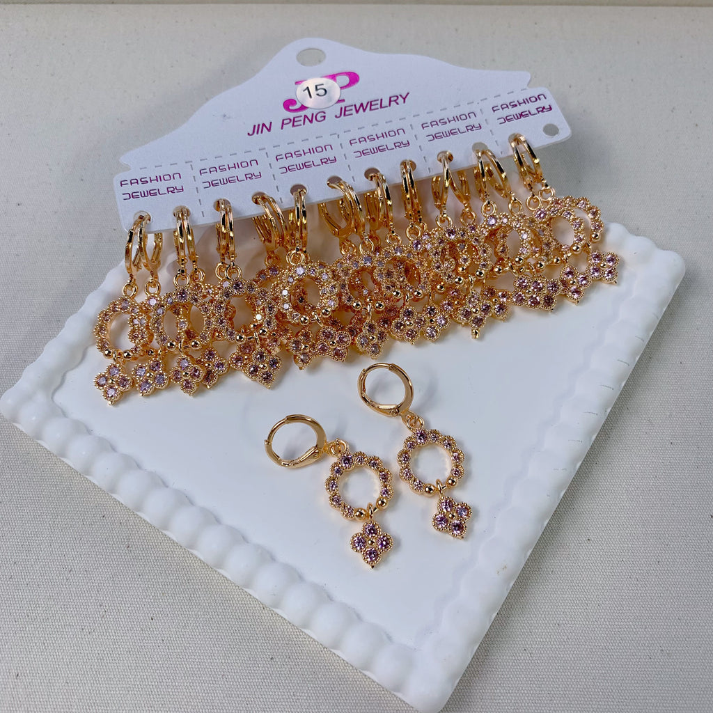 Dainty Dangle Hoop Earring