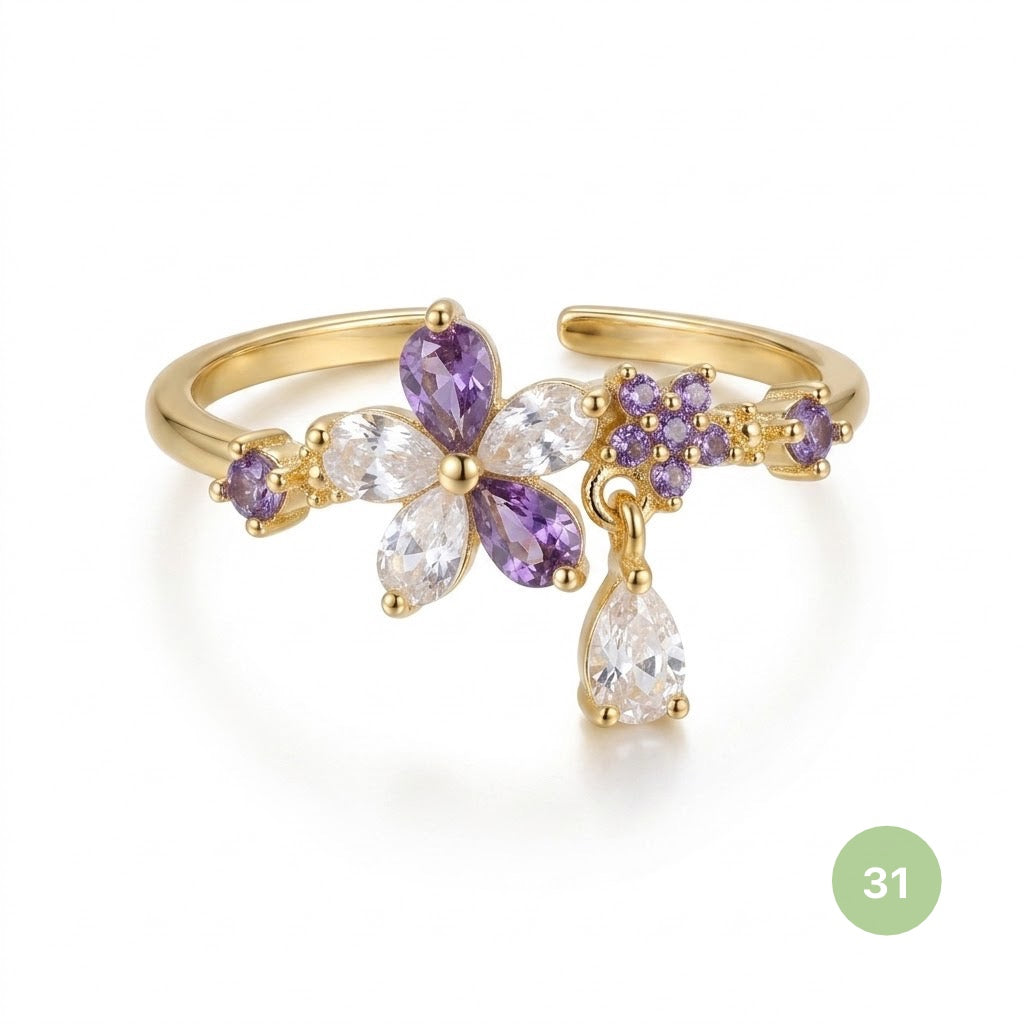 Dainty Rings - golden and silver
