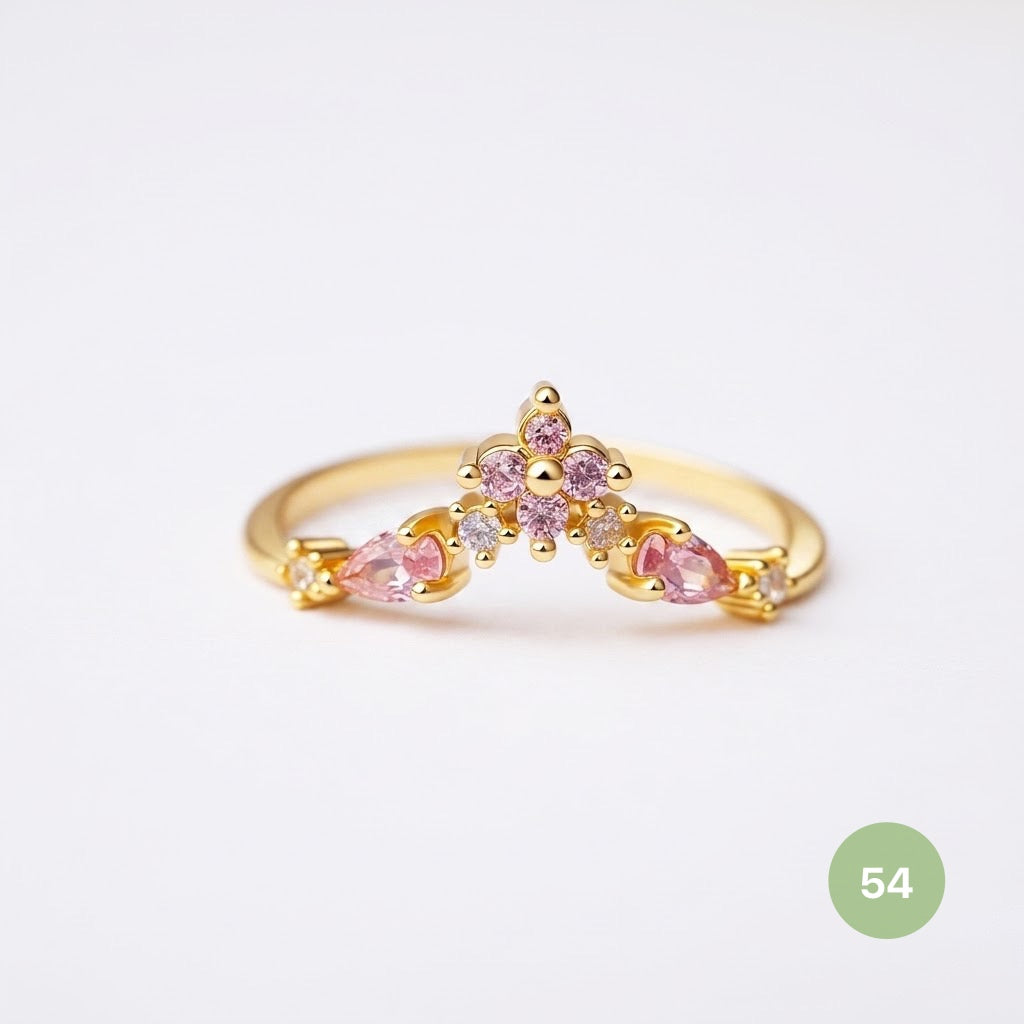 Dainty Rings - golden and silver