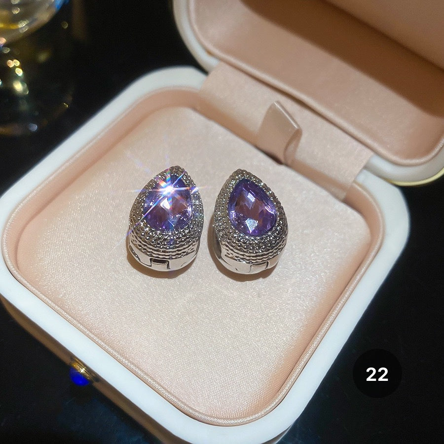 Purple Series Luxury Earrings