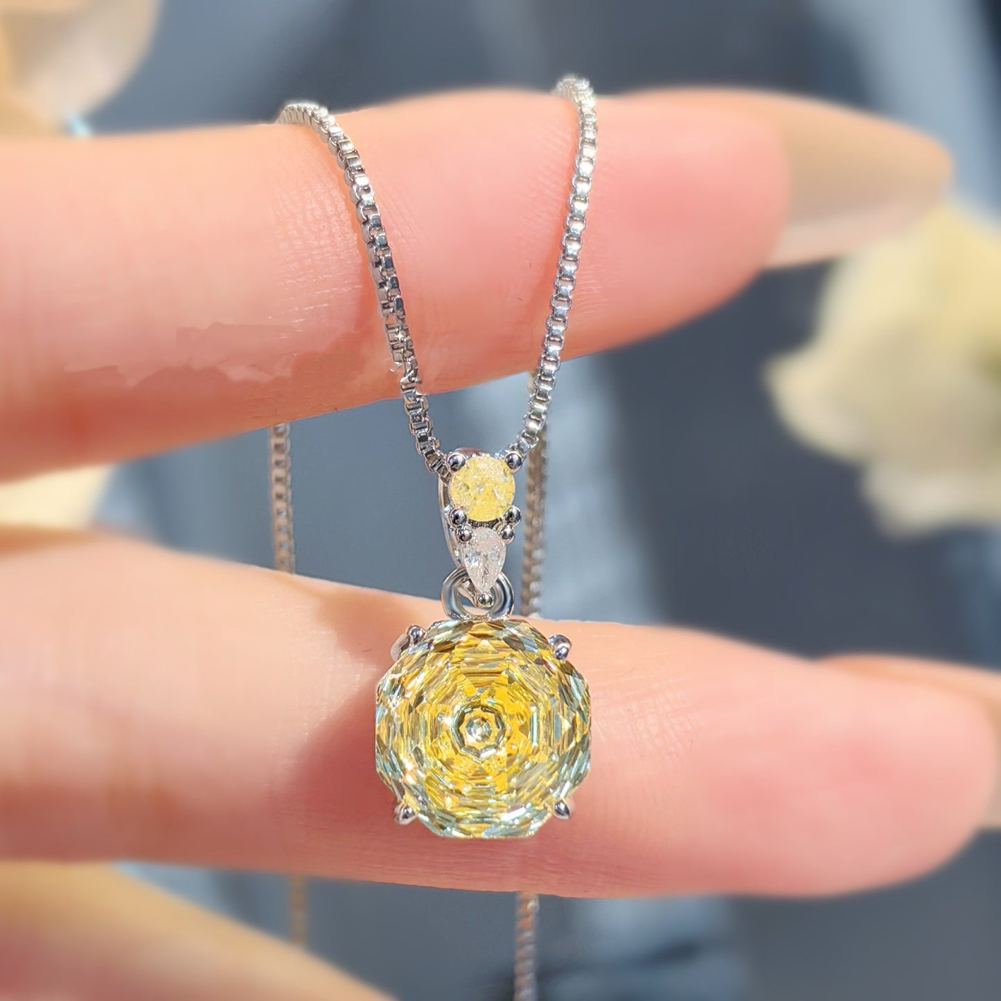 Rose Cut Luxury Jewelry Set
