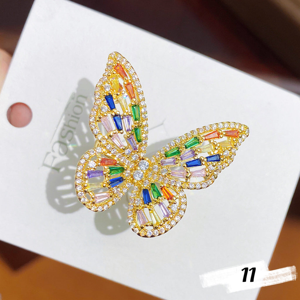 Fancy Butterfly Rings
