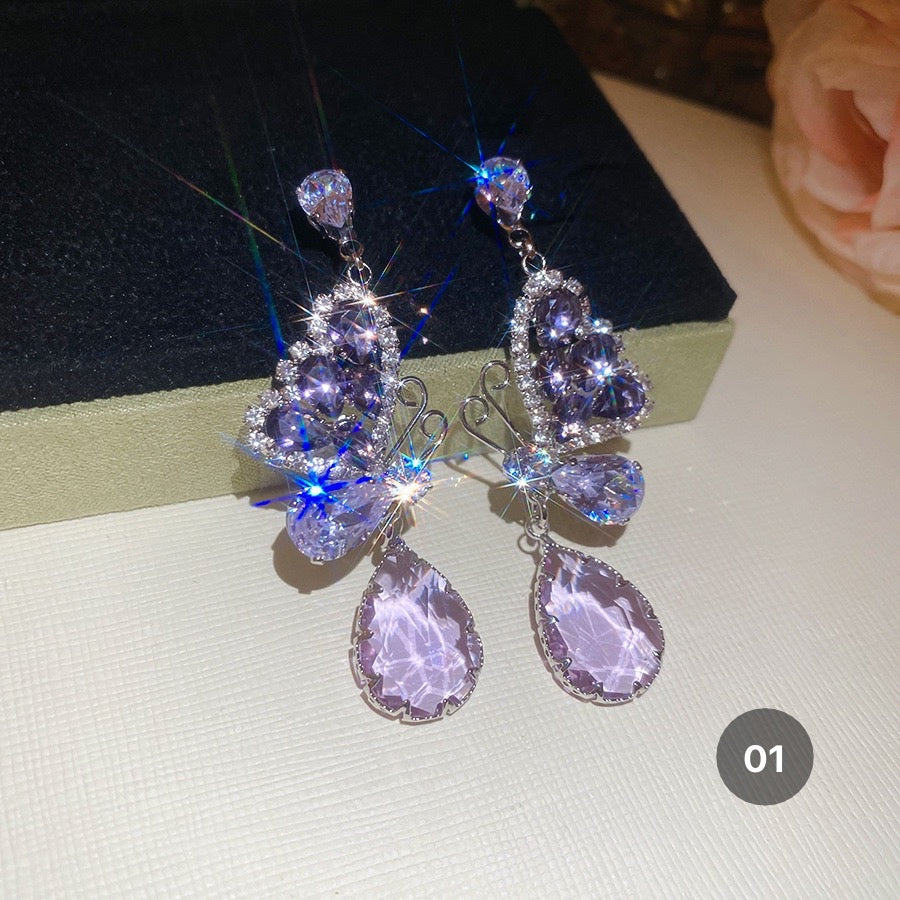 Purple Series Luxury Earrings