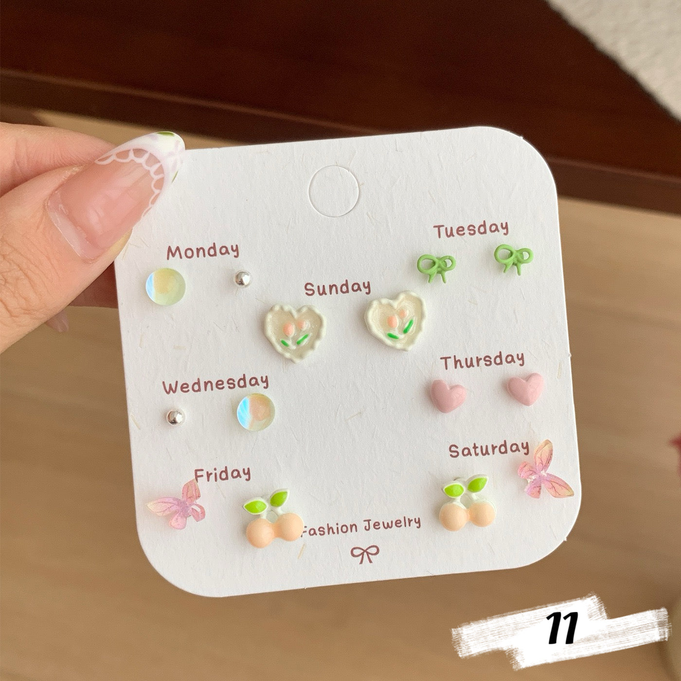 New Spring Flower Earring Set