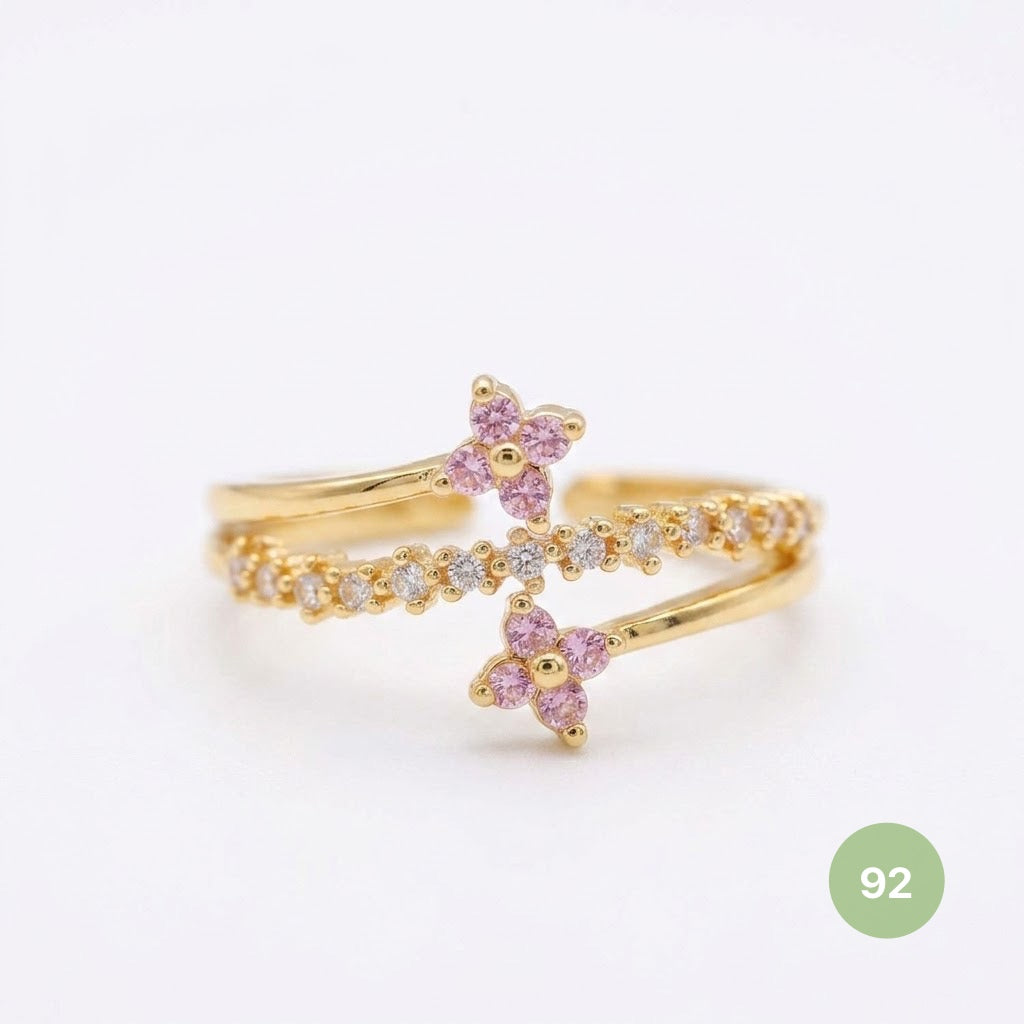 Dainty Rings - golden and silver