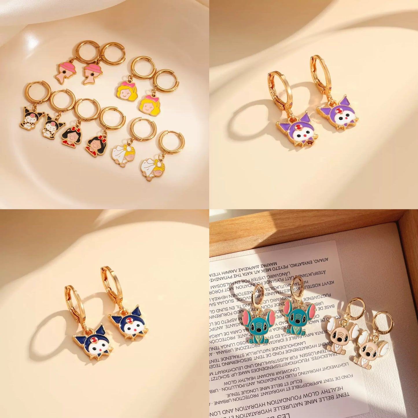 Cartoon Hoop Earring - Blind Bag