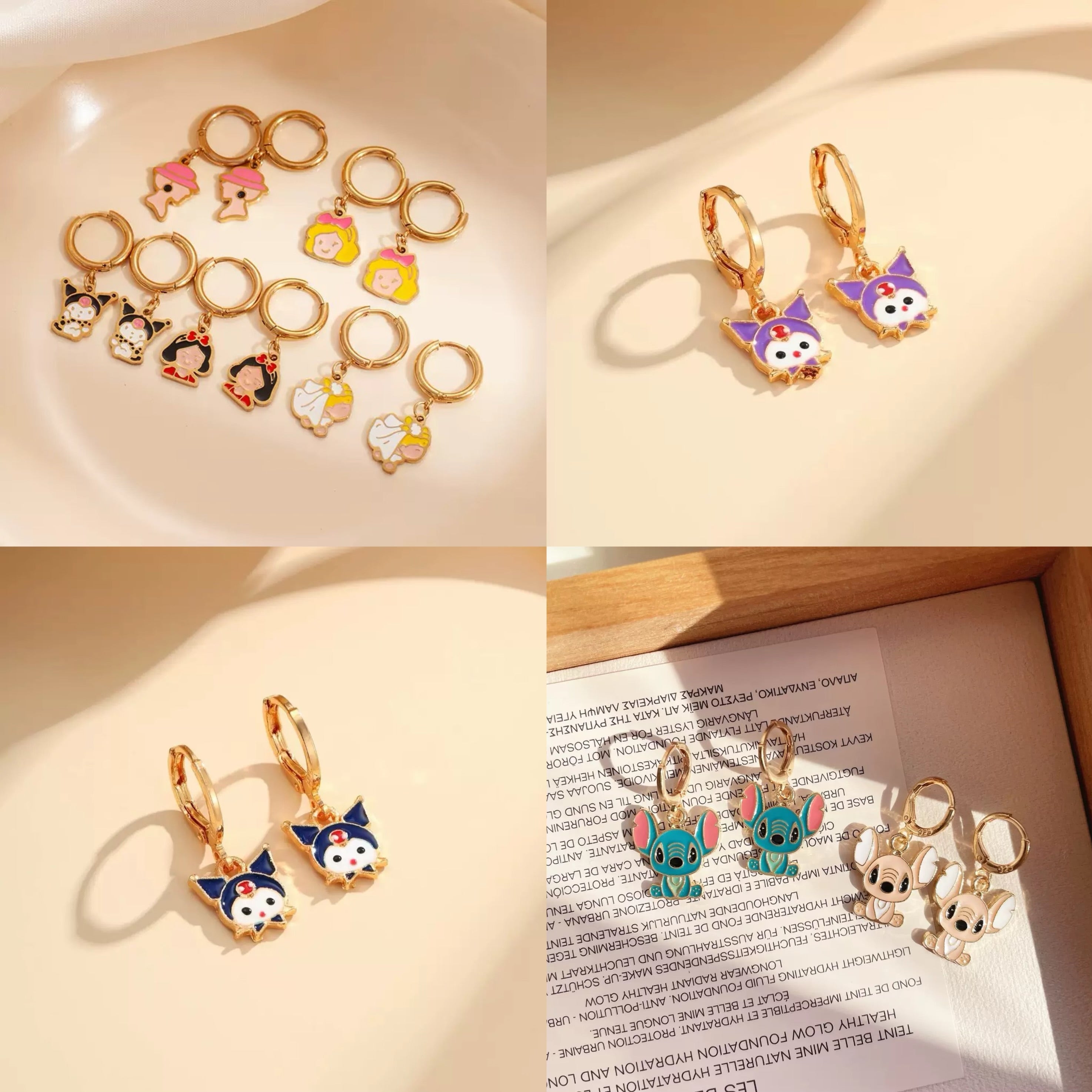 Cartoon Hoop Earring - Blind Bag