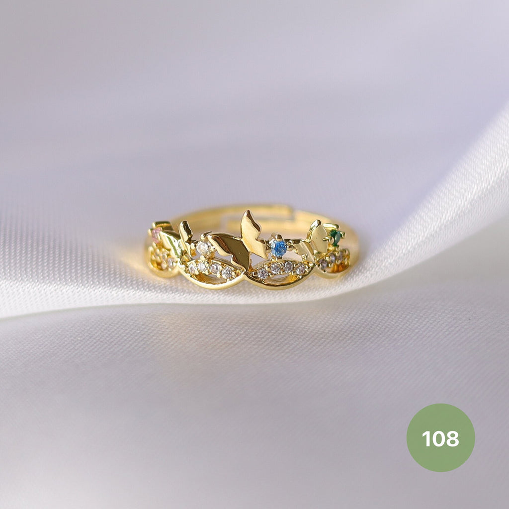Dainty Rings - golden and silver