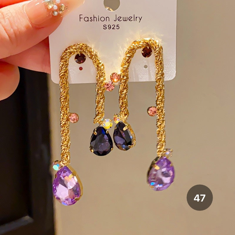 Purple Series Luxury Earrings