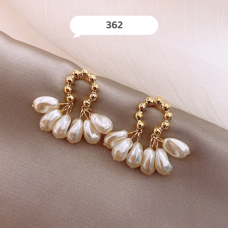 Fancy Flower Dangle Earrings