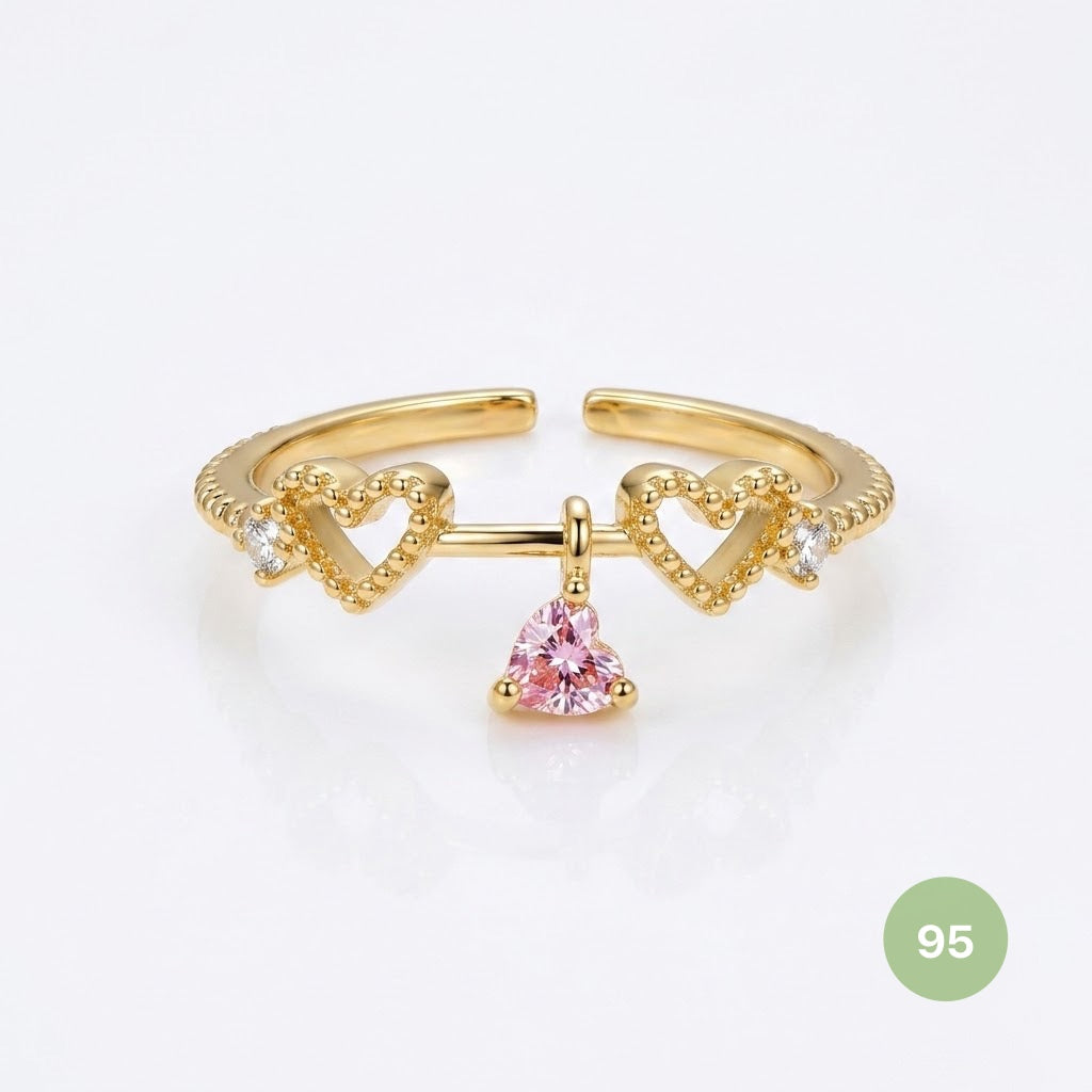 Dainty Rings - golden and silver