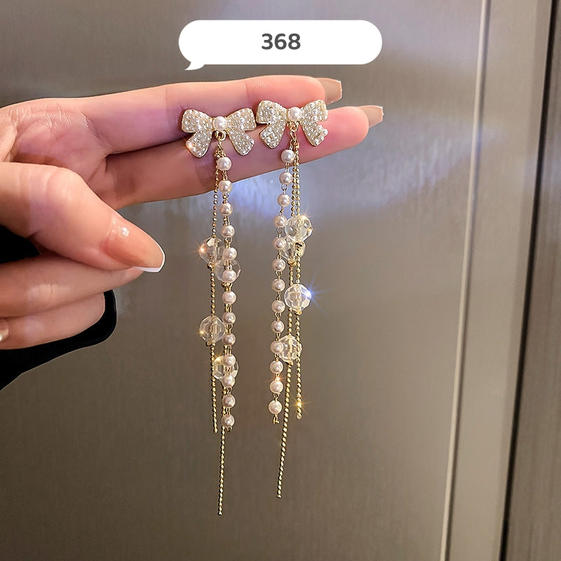 Fancy Flower Dangle Earrings