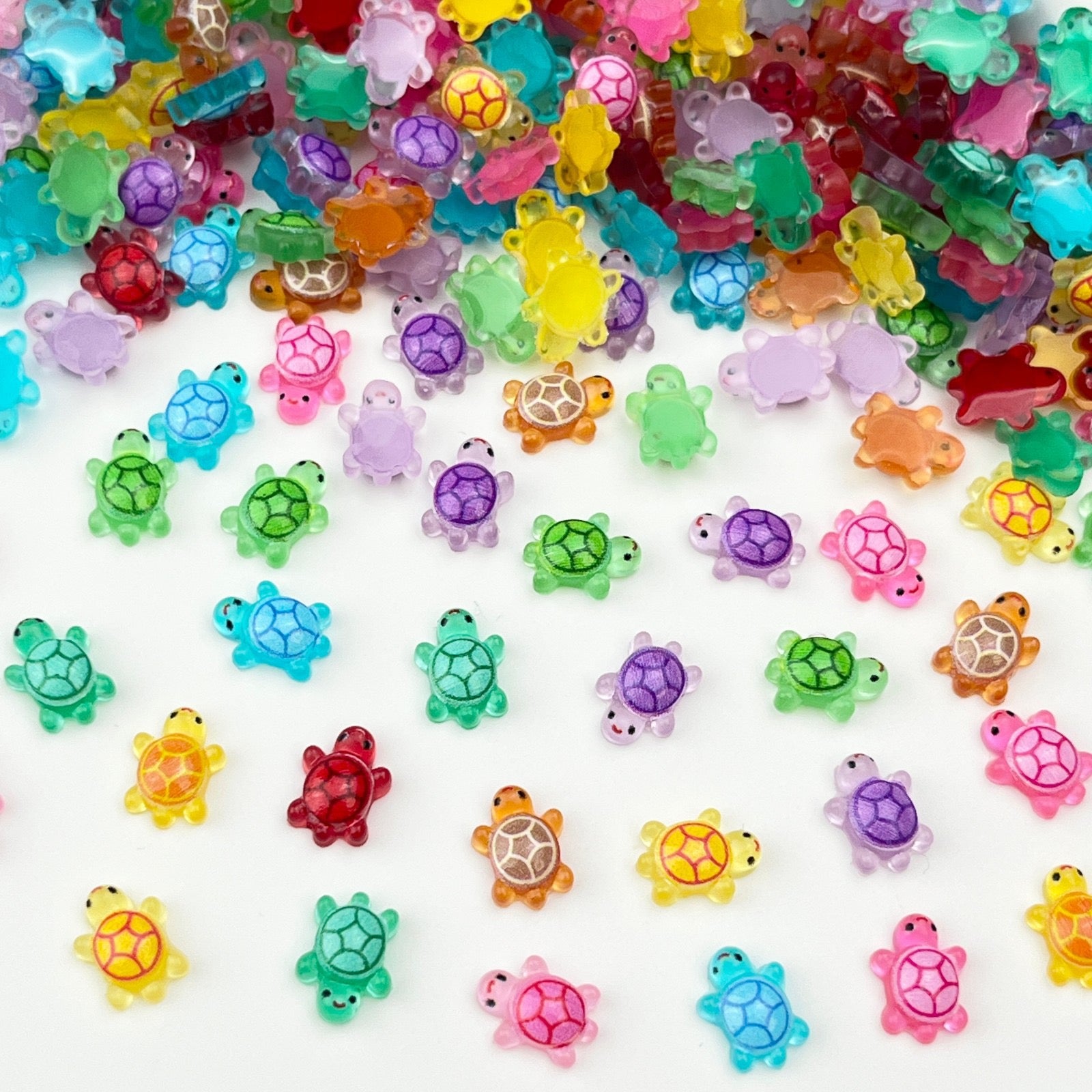 Mini turtle Charms (Glow in the dark)