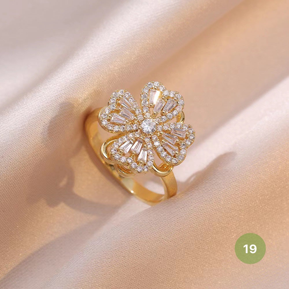 Golden Spinner Ring