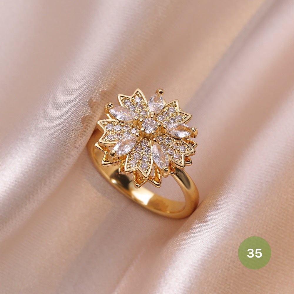 Golden Spinner Ring