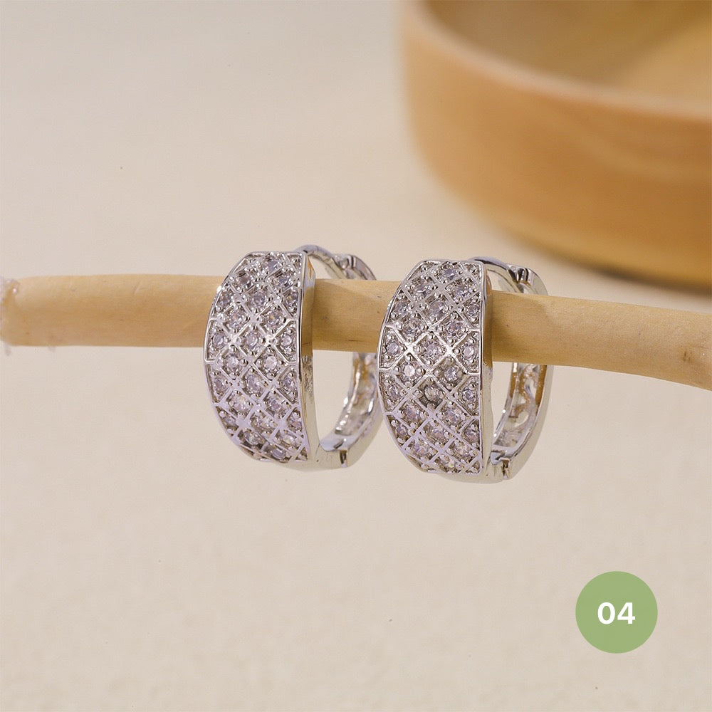 Silver Plain Hoop Earring