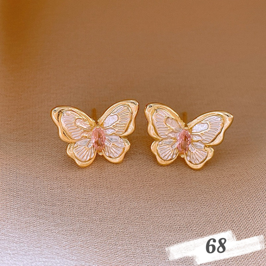 Vintage Oil Painting Style Earrings