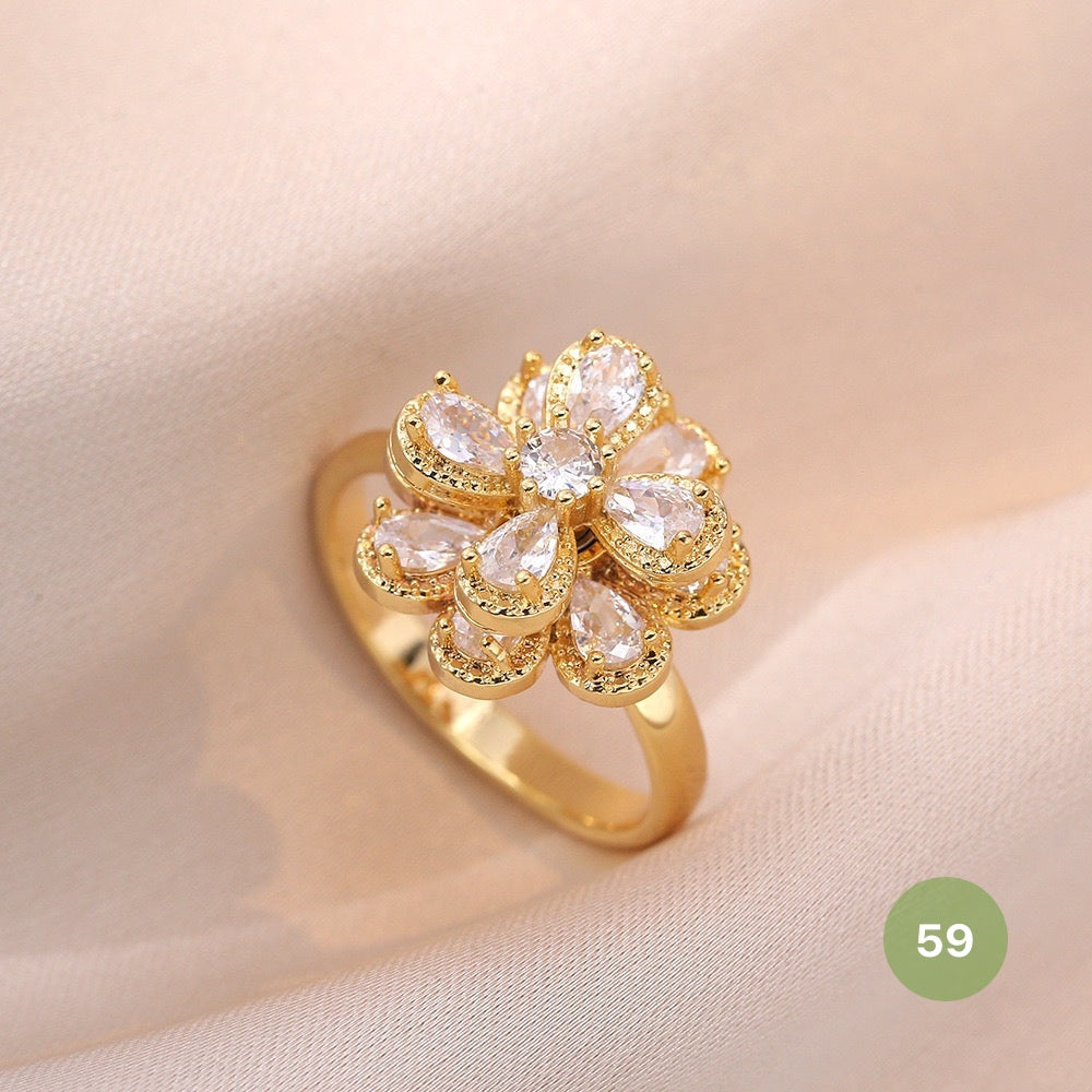 Golden Spinner Ring