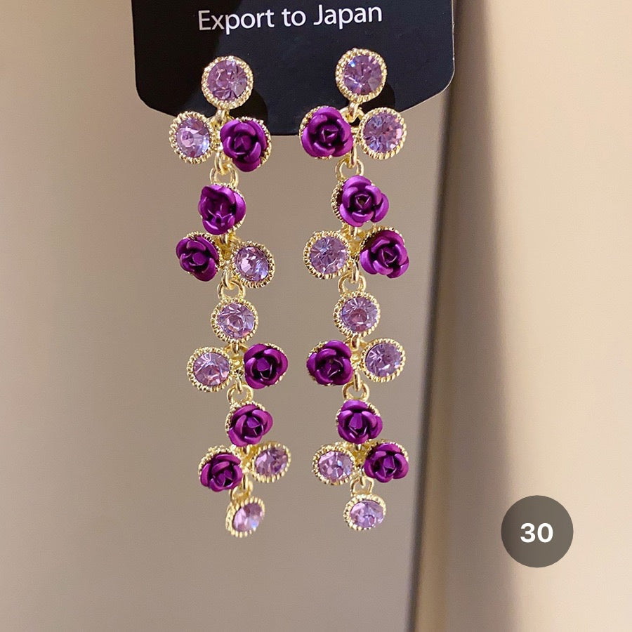 Purple Series Luxury Earrings