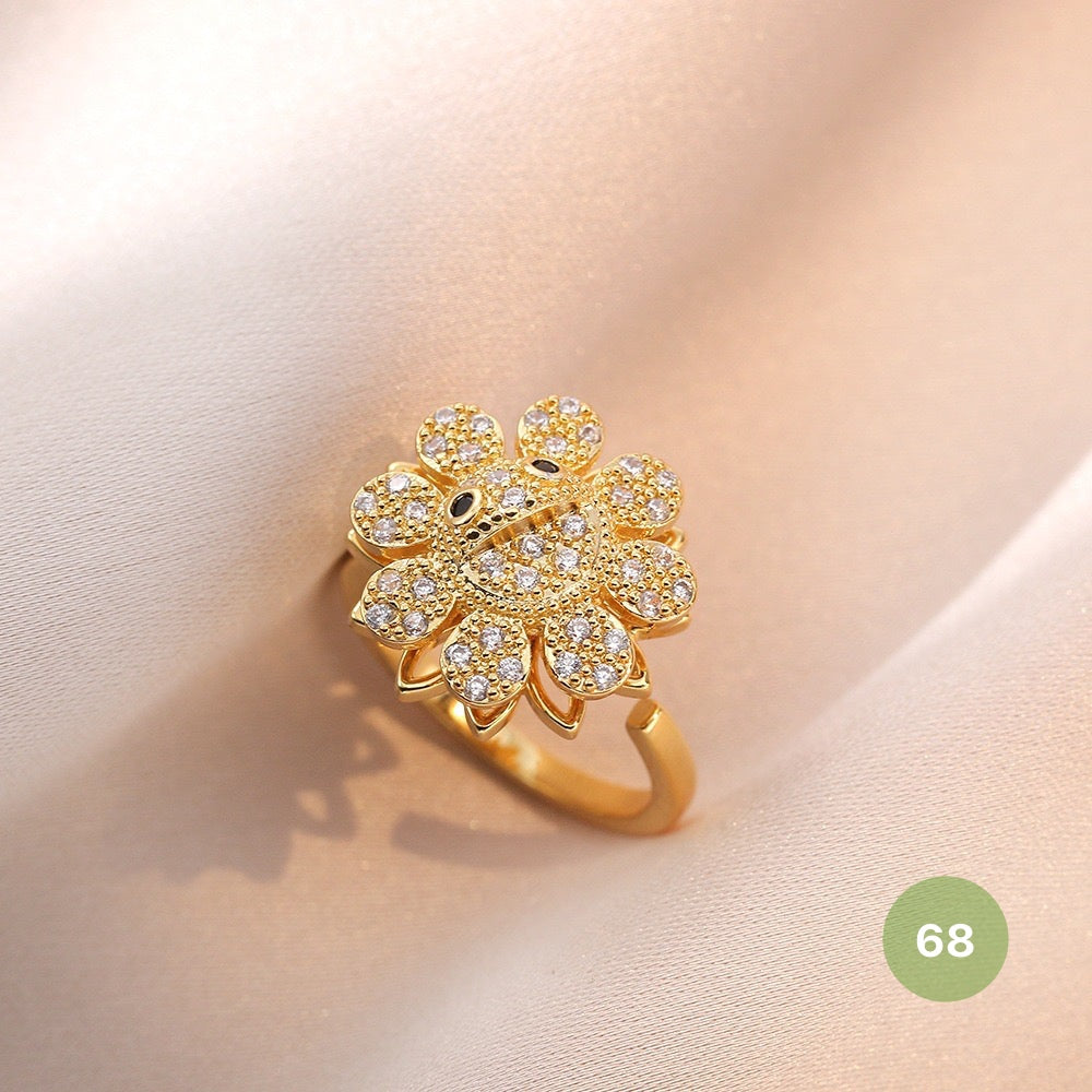 Golden Spinner Ring