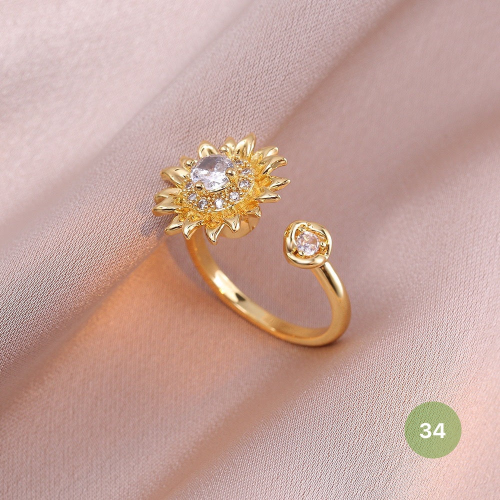 Golden Spinner Ring