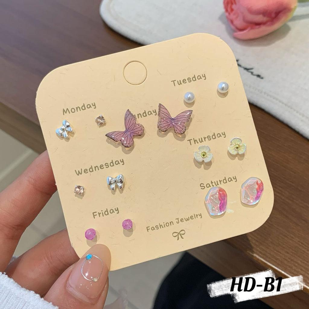 New Butterfly Earring Set