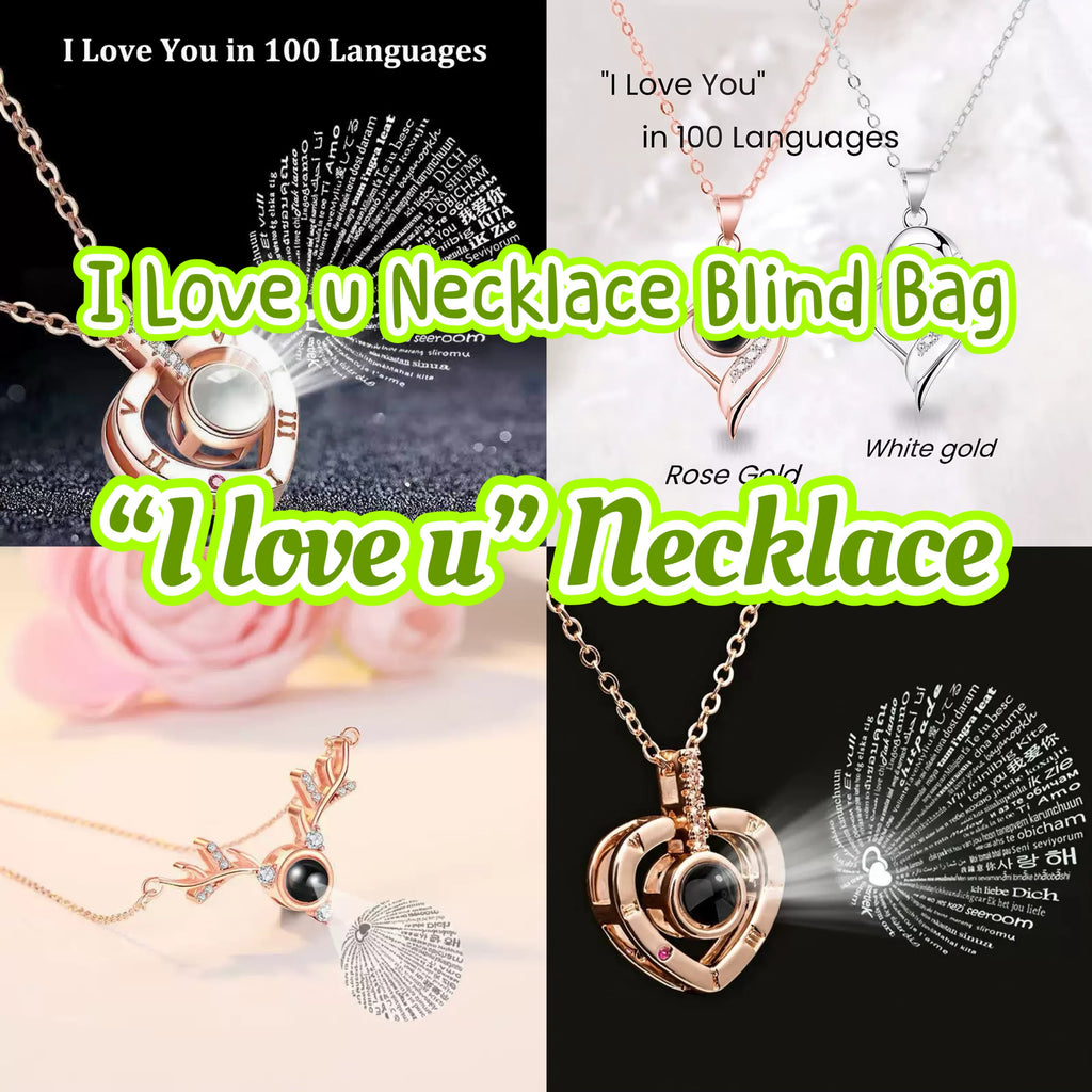 I love u in 100 languages Necklace - Blind Bag